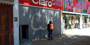 San Vicente | Robaron nuevamente en un local de telefonía móvil ubicado en pleno centro