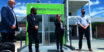 Guernica | Inauguraron nuevos cajeros automáticos frente al hospital Cecilia Grierson