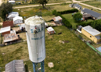Obra pública | En dos semanas, Domselaar podría tener el servicio de agua potable
