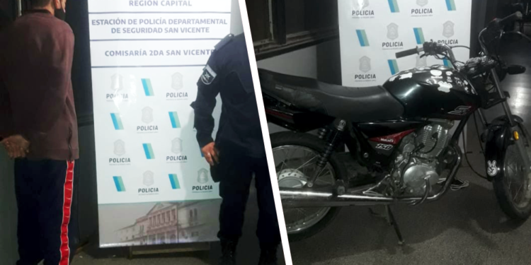 Policiales | Detienen a un motochorro que había asaltado a un joven en Alejandro Korn