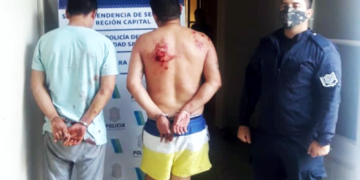 San Vicente | Dos detenidos tras un disturbio callejero que terminó en la Comisaría Primera