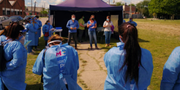 COVID-19 | Realizaron estudios de seroprevalencia en el barrio Parque Americano de Guernica