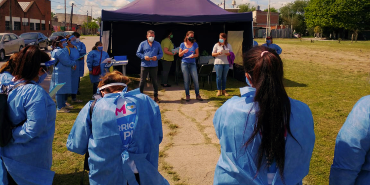 COVID-19 | Realizaron estudios de seroprevalencia en el barrio Parque Americano de Guernica