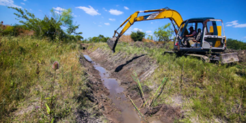 San Vicente | El Municipio comenzó un trabajo de hidráulica en el canal San Juan