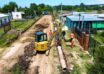 Obra pública | El Municipio continúa ejecutando obras de asfaltos y saneamientos en Alejandro Korn