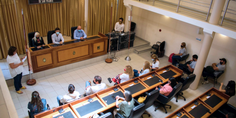 San Vicente | El diputado Nicolás Russo expuso sobre la aplicación de la Ley Micaela en el deporte