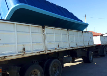 Domselaar | Tres personas terminaron detenidas, tras haber robado tres piletas de natación