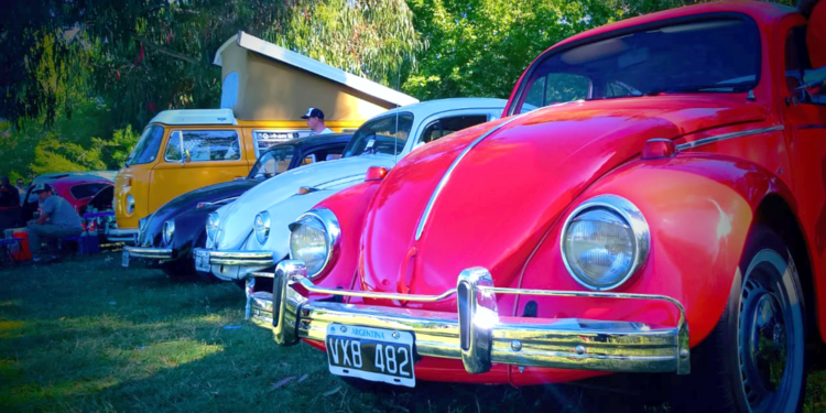 San Vicente | Encuentro solidario de autos Volkswagen en el Predio Vieja Estación