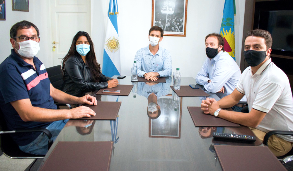 San Vicente | Mantegazza recibió a Pablo López y recorrieron distintas obras