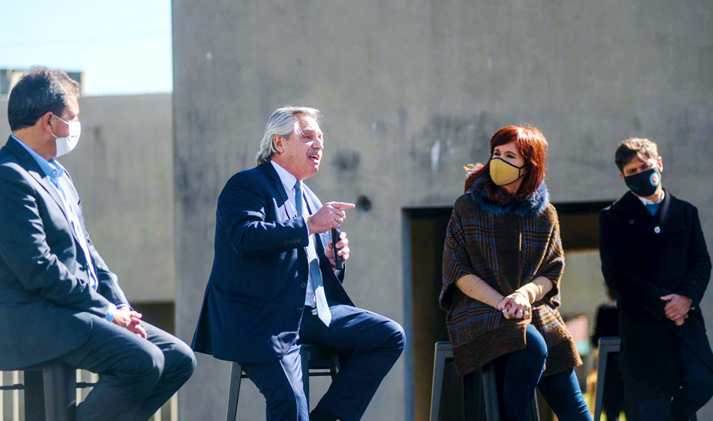 Viviendas | Mantegazza y Cantero estuvieron junto a Fernández y Kicillof en Ensenada