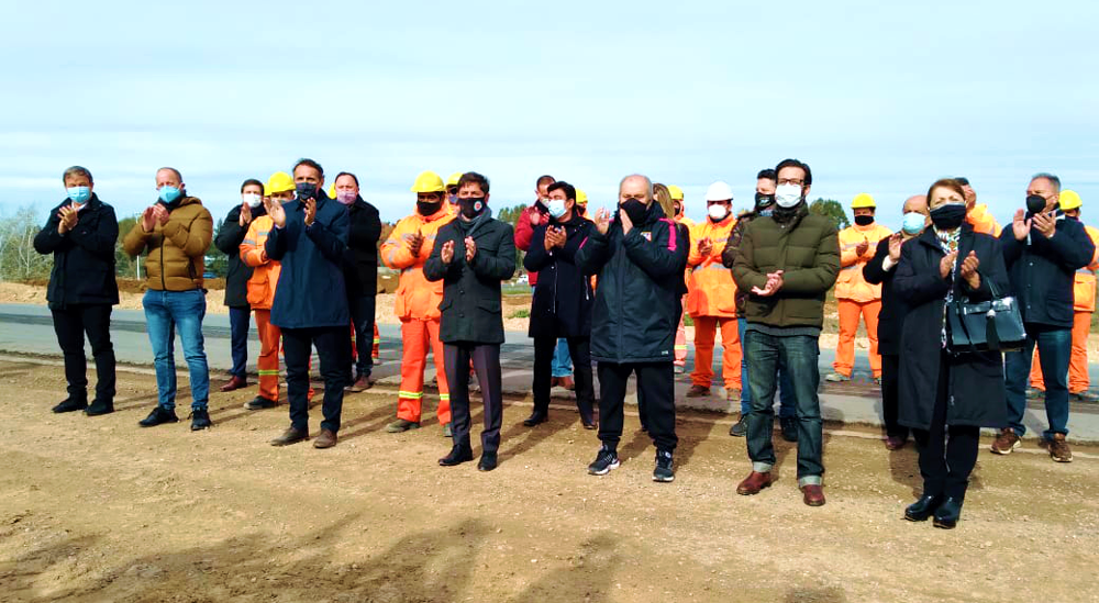 Vialidad | Kicillof, ministros e intendentes recorren la obra de la Autopista Presidente Perón