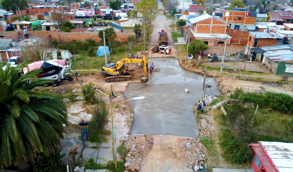 Guernica | Reparan pavimentos de hormigón en el barrio Parque Americano