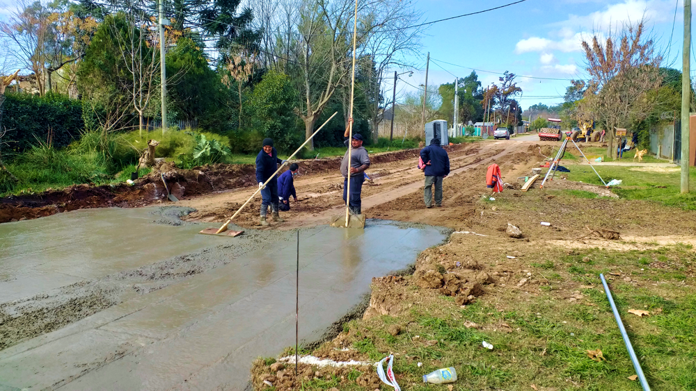 San Vicente | Comenzó la obra de pavimentación de avenida 9 de Julio y la calle Ituzaingó