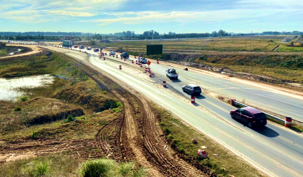 Región | Vialidad construye dos distribuidores de tránsito sobre la Ruta Provincial 58