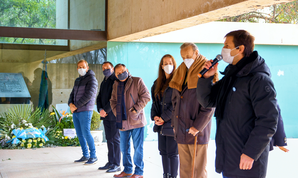 Homenaje | Mantegazza encabezó el acto por el aniversario de la muerte de Perón