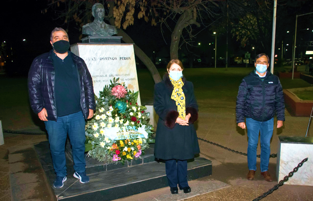 Guernica | Emotivo acto de Blanca Cantero por el aniversario de Juan Domingo Perón