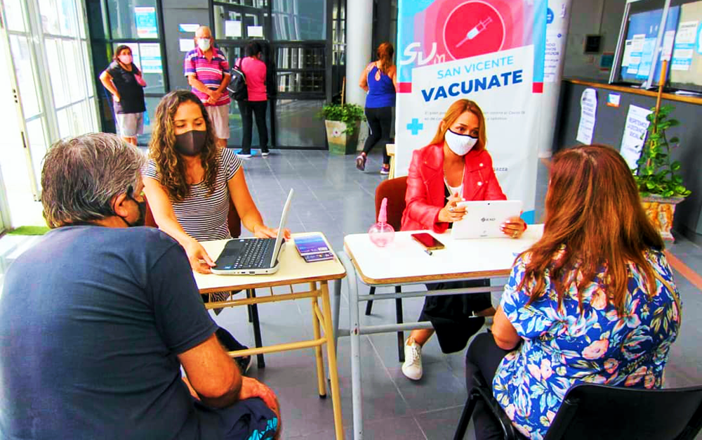 Salud | Mañana habrá dos postas itinerantes de vacunación anti Covid en San Vicente