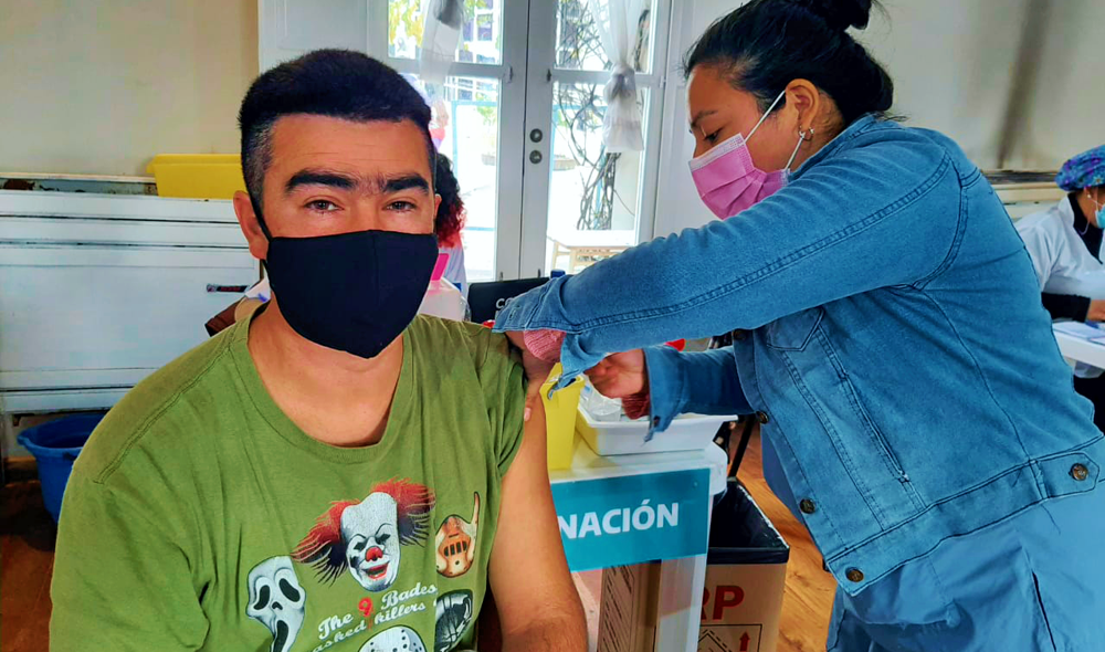 San Vicente | Continúa a paso firme la vacunación contra el Covid-19 en San Vicente