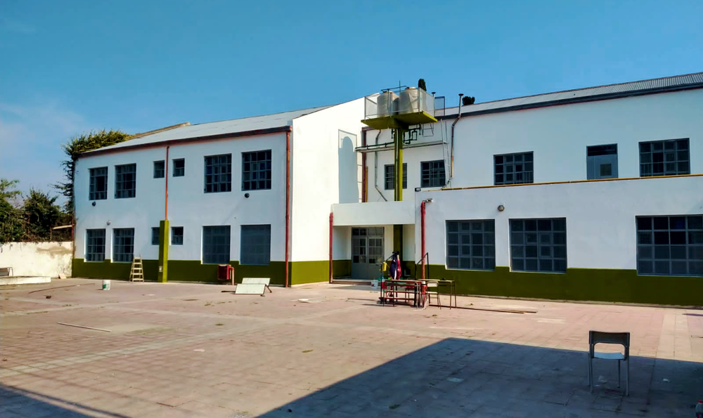 Educación | Continúa la puesta en valor de la Escuela Técnica 1 de Presidente Perón