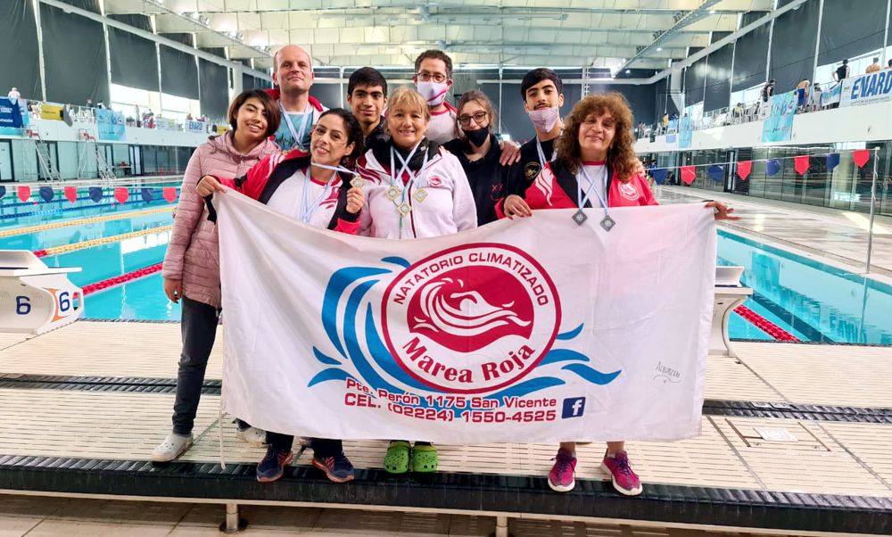 Natación | Marea Roja participó de un torneo en el Parque Roca, con muy buenos resultados