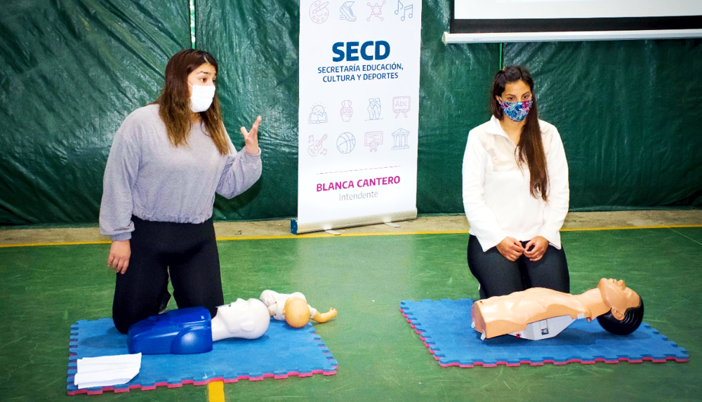 Salud | Gran concurrencia al curso gratuito de RCP y primeros auxilios en el Club Guernica