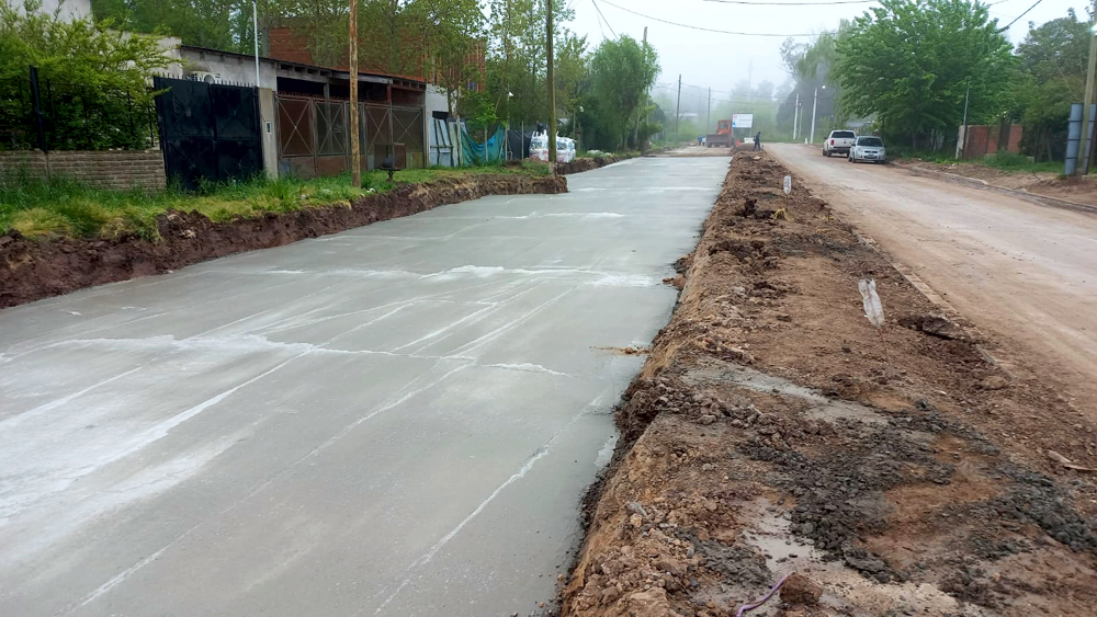 Asfaltos | Comenzó la segunda etapa de trabajos sobre la avenida 9 de Julio en San Vicente