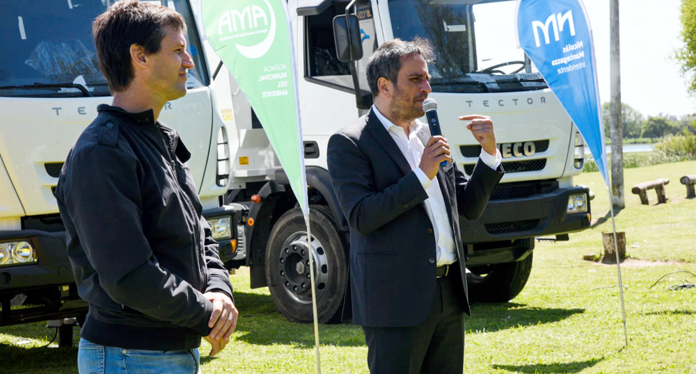 San Vicente | Mantegazza y Cabandié firmaron un acuerdo para fortalecer la gestión de residuos