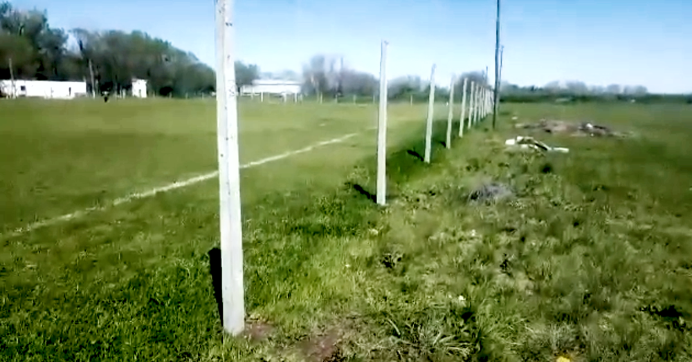 Inseguridad | Le robaron más de 100 metros de alambrado olímpico al Club Empalme