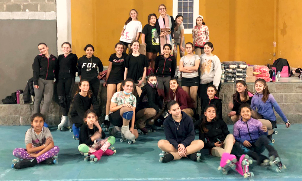 Deportes | La Escuela Patín San Vicente busca renovar el piso de su lugar de entrenamiento