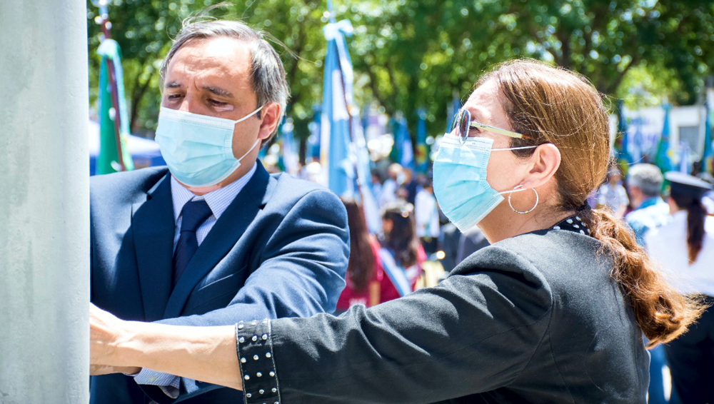 Festejo | Blanca Cantero presidió acto por los 26 años de vida de Presidente Perón