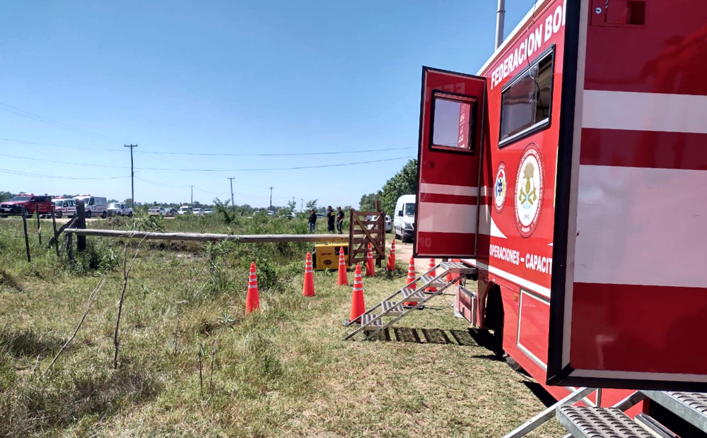 San Vicente | Buscan el cuerpo de Tehuel en un campo cercano al cementerio local