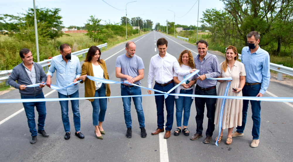 San Vicente | Mantegazza dejó inaugurada la repavimentación de la avenida Rivadavia