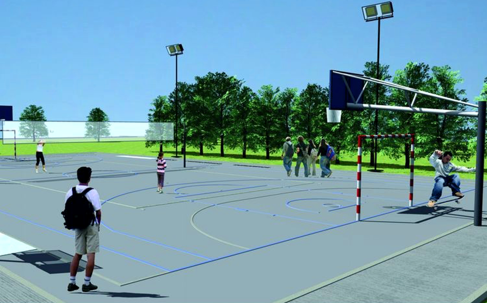 Barrios | Construirán 15 playones multipropósito en distintos puntos de San Vicente