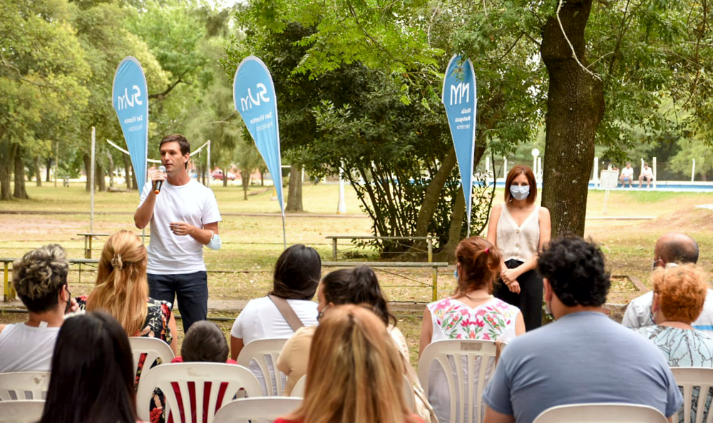 Alejandro Korn | Presentaron el programa Potenciar Inclusión Joven en el Polideportivo Mugica