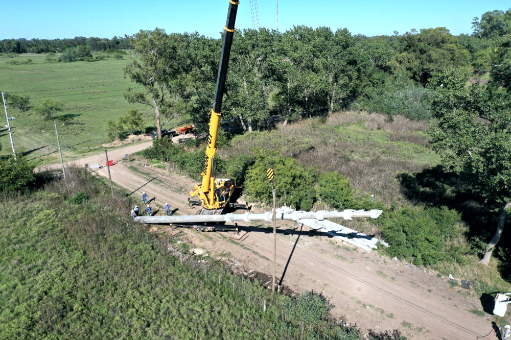 San Vicente | EDESUR avanza en la obra para la construcción de la nueva subestación de Ruta 6