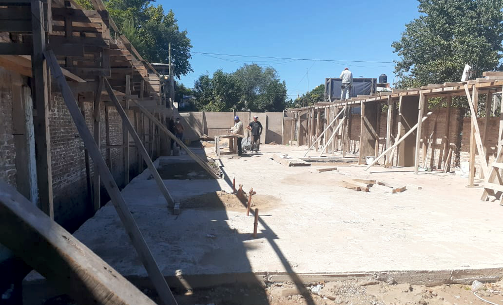 Presidente Perón | Avances en la obra del nuevo Centro de Desarrollo Infantil del barrio La Yaya