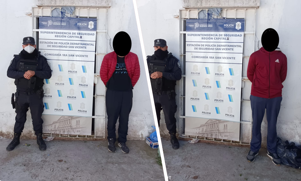 Alejandro Korn | Detienen a dos peligrosos maleantes, autores de varios robos a mano armada