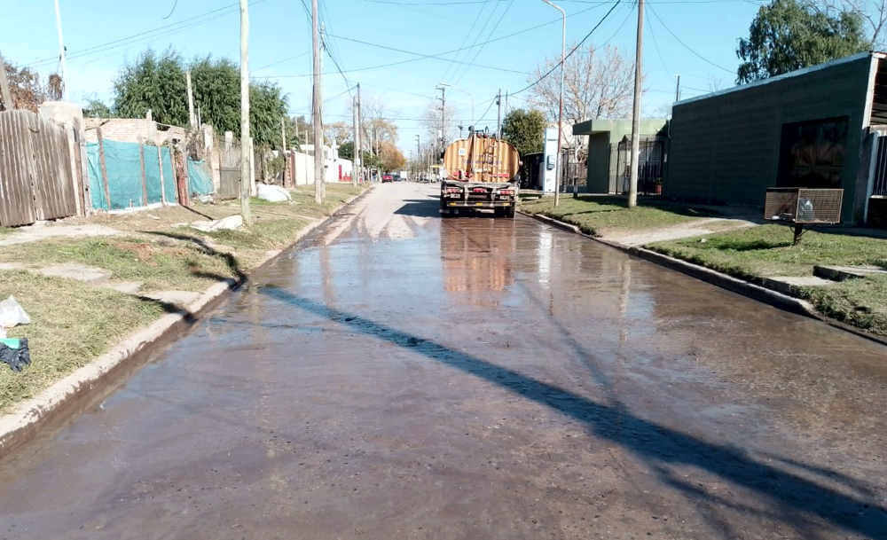 Presidente Perón | El Municipio terminó la puesta en valor de la calle Remedios de Escalada