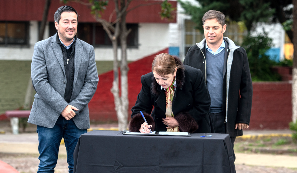 Plan 6×6 | Cantero participó del lanzamiento del programa para asfaltar 10 mil cuadras en el Conurbano