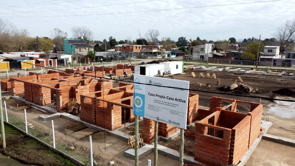 Presidente Perón | Gran avance en la construcción de viviendas para personas mayores