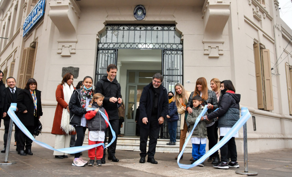 San Vicente | Mantegazza inauguró las obras en la Escuela Primaria 1, que fue puesta a nuevo