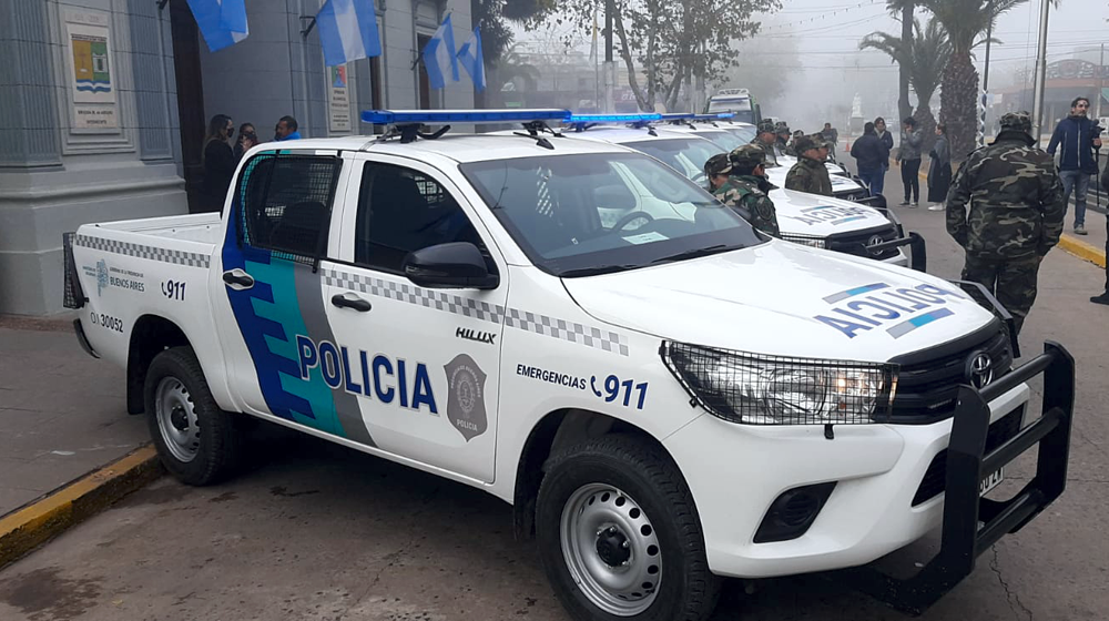 Seguridad | Mantegazza entregó cinco nuevos patrulleros a la Policía Rural de San Vicente