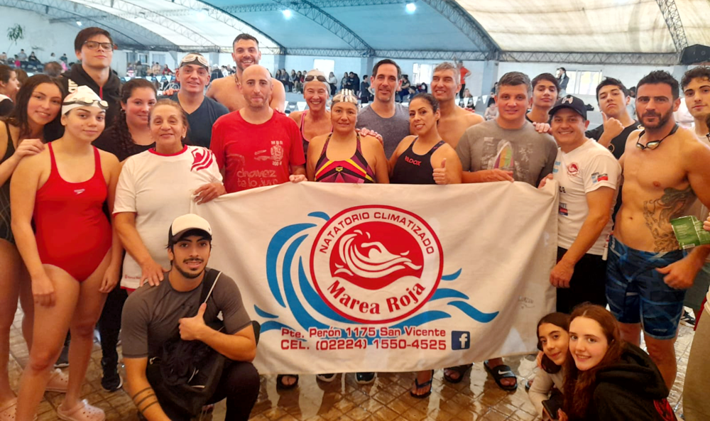 Natación | 68 podios y 5 récords para Marea Roja en la segunda fecha de la LENSur