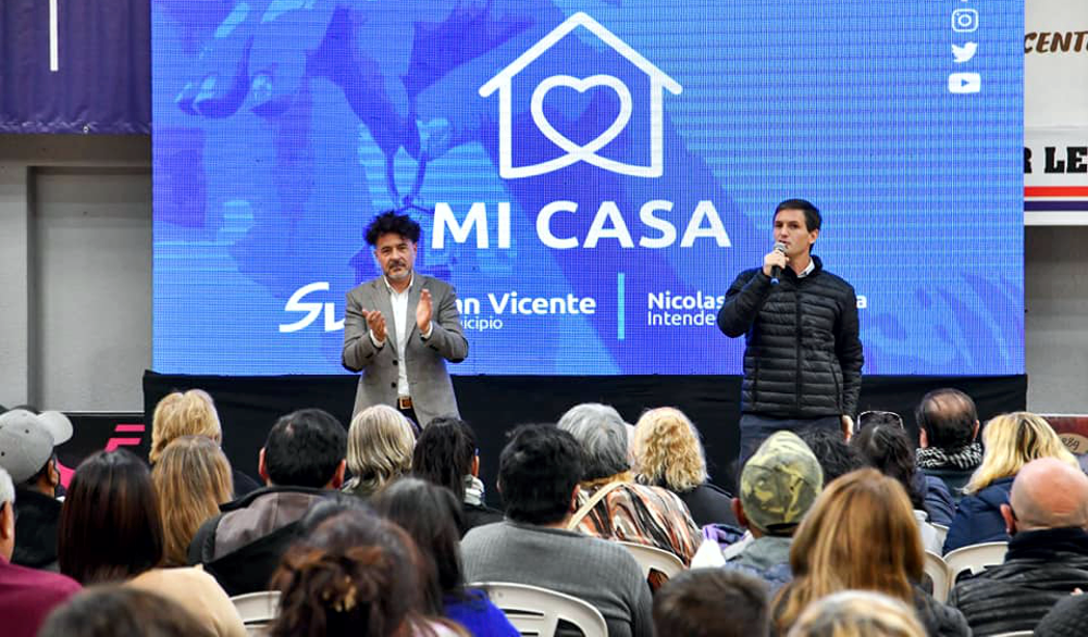 San Vicente | Lanzaron el programa municipal Mi Casa para adquirir lotes y viviendas