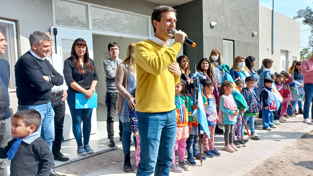 Alejandro Korn | Mantegazza y Zabaleta inauguraron el Espacio de Primera Infancia de Villa Coll