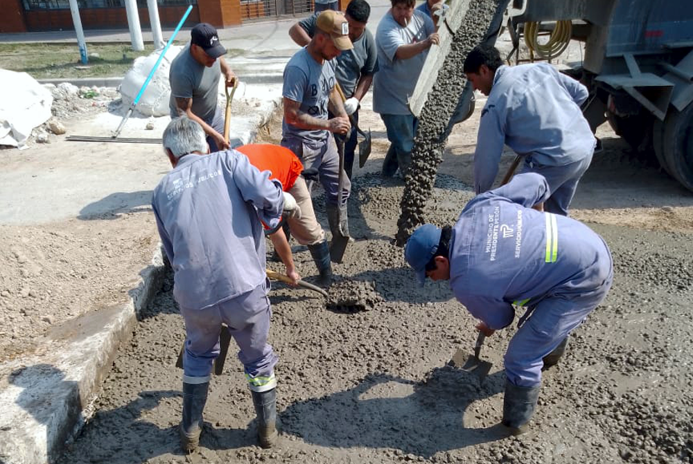Guernica | El Municipio comenzó a repavimentar una cuadra de la avenida José Ignacio Rucci