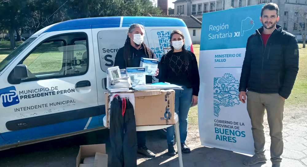 Salud | El Municipio de Presidente Perón recibió 24 tensiómetros digitales de la Región Sanitaria XI