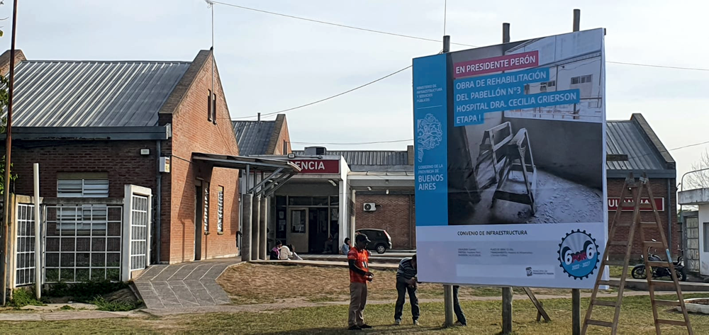 Presidente Perón | Con fondos de Provincia, rehabilitarán un pabellón de Hospital Grierson