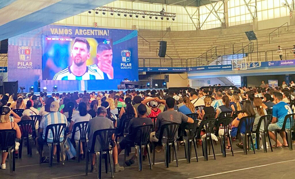 La Provincia Alienta | En San Vicente se podrá seguir el partido de Argentina-Polonia en pantalla gigante