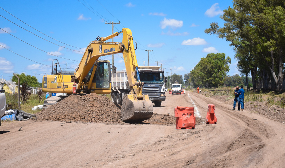 Asfaltos | Comenzaron las obras de pavimentación de la Calle 50 en Alejandro Korn
